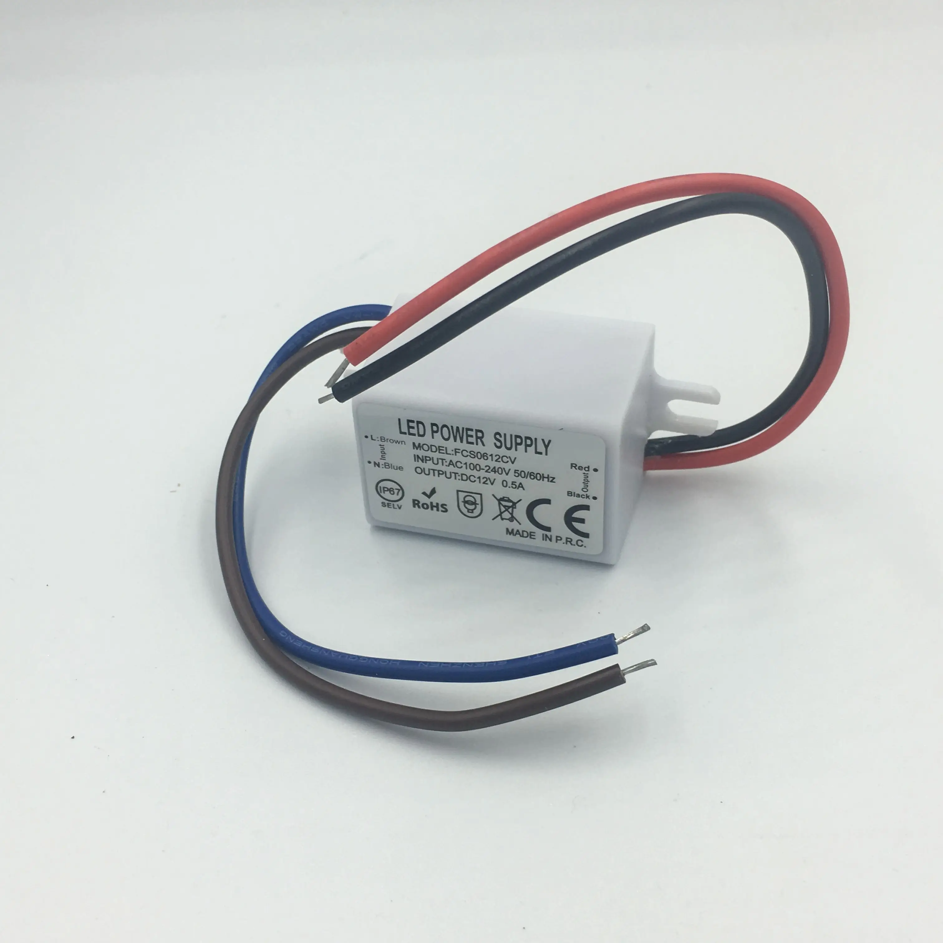 IP67 waterproof mini size 6w led light source 12v 6w led power supply