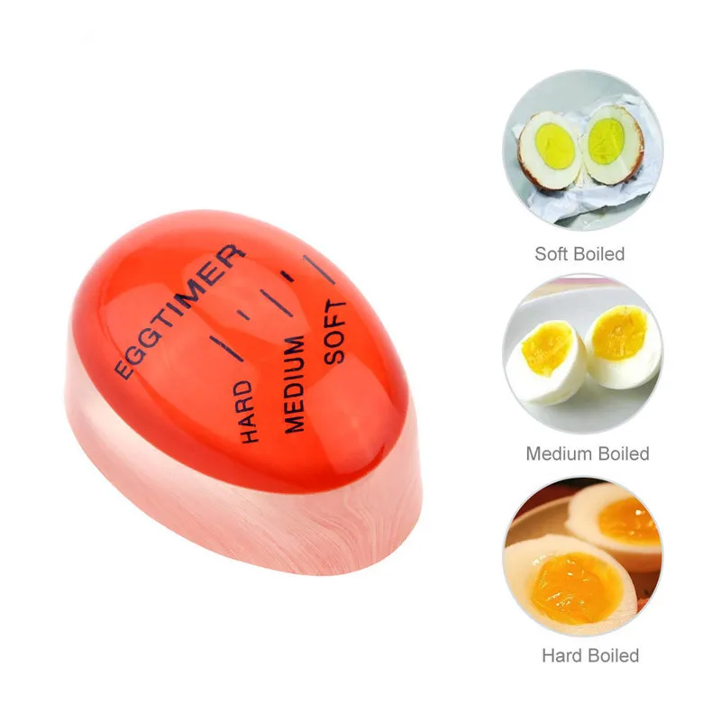 Lelyi Eco friendly kitchen gadget Color changing egg timer resin egg timer