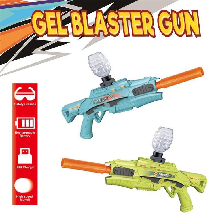 Outdoor toy pistol water beads automatic water bullet toy gun shooting toy water gel bullet gun