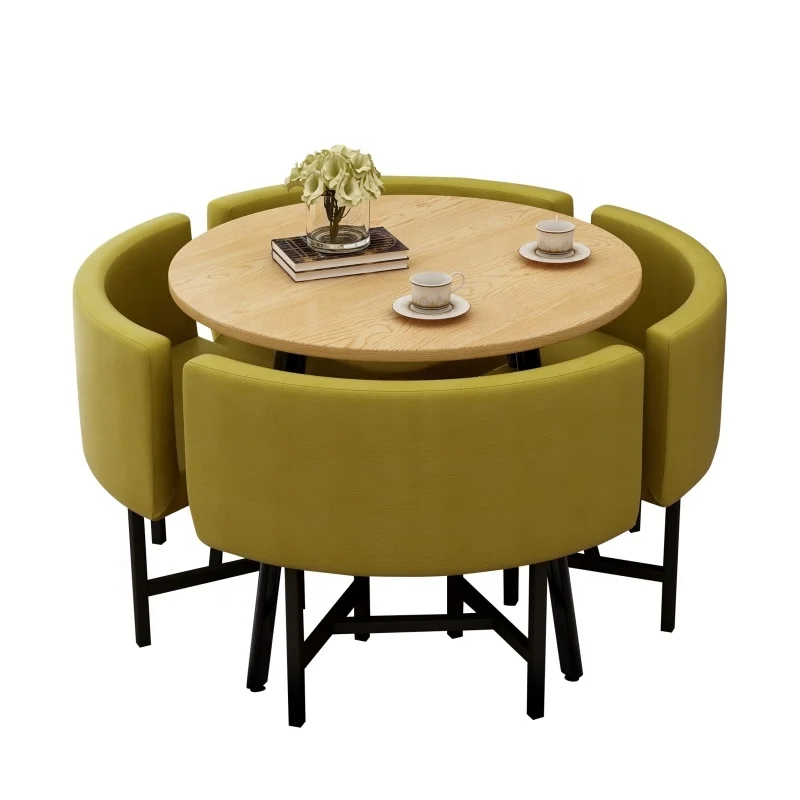 New design dining room round restaurant coffee shop furniture tables and chairs for restaurant in hotel and coffee shop