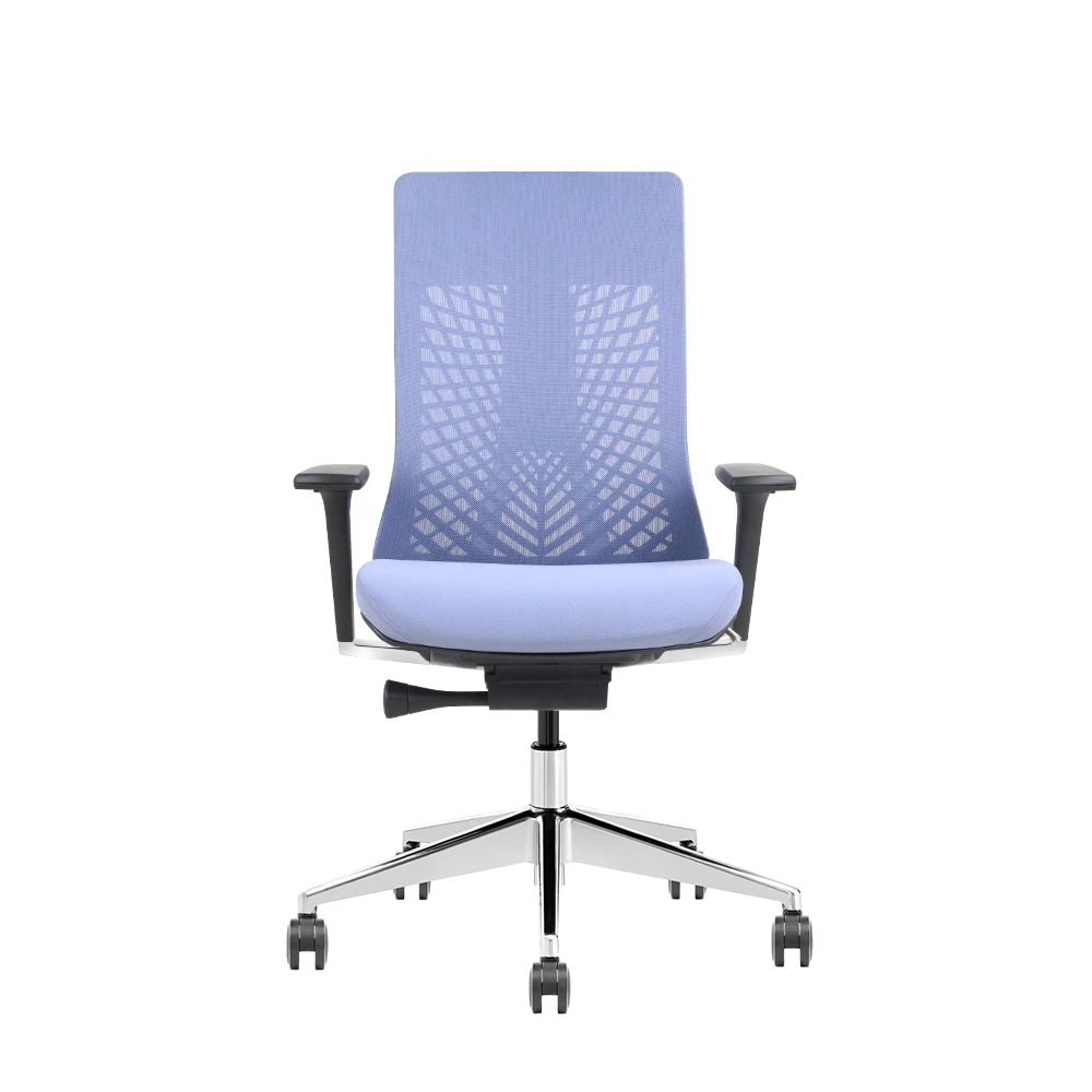 Modern Lift Chair with Adjustable Executive Design Ergonomic Office Work Computer Mesh Fabric Metal Foam Material