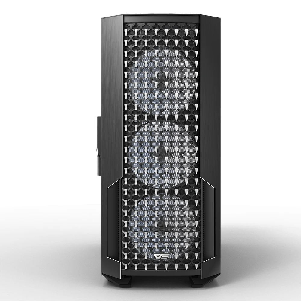 DarkFlash High Quality Atx With Power Supply Fan Cooler Master Plastic Led Gaming Cpu Cabinet Computer Case