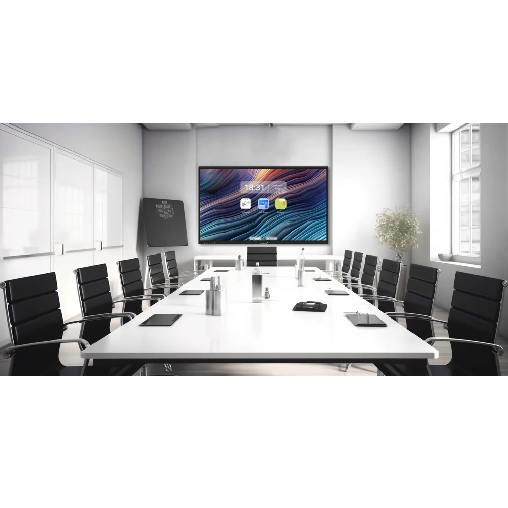 HD touch smart board TV computer wireless projection conference teaching scene portable smart board