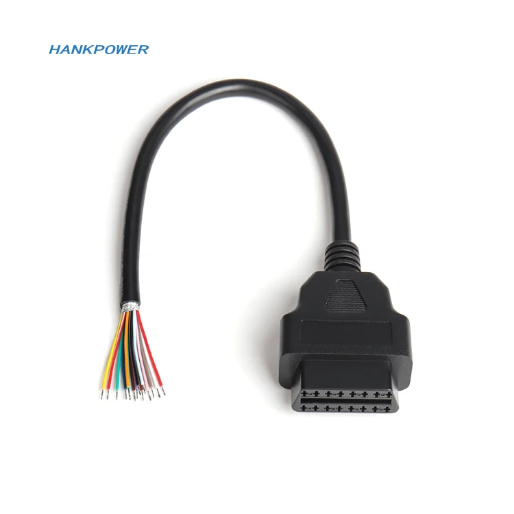 OBD2 кабель 16 Pin женский автомобильный OBD II разъем Удлинительный имеющаяся длина