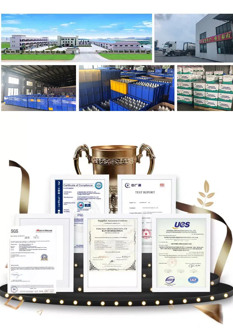 KASTAR MS Polymer Fireproof Adhesive Sealant Manufacturer Tile Grout intumescent MS Firestop Fireproof Sealant Glue