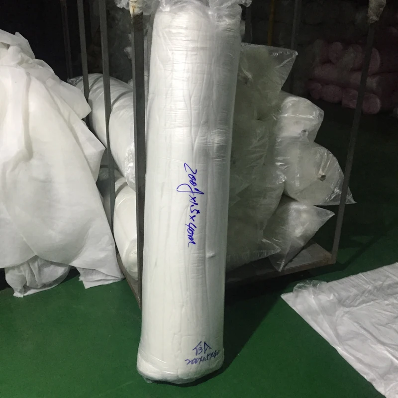 180GSM Thermal bonded polyester wadding for winter clothes/sintepon batting for comforters