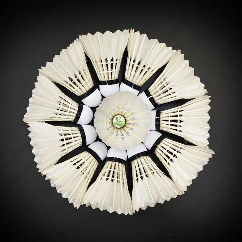 Wholesale China durable duck feather shuttlecock badminton for professional game