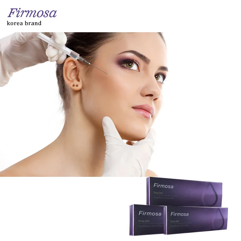 Whole sales skincare hyaluronic acid filler 2ml lips injection HA dermal filler gel from manufacturer