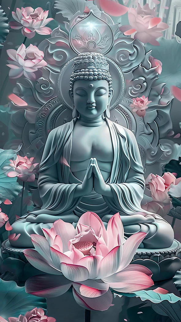 Wholesale Wall Art Canvas Painting Buddha Religious Poster Luxury Simple Wall Painting Living Room Home Decorative Painting