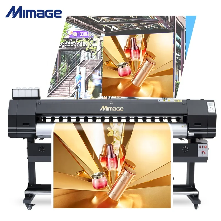 Outdoor Indoor XP600 Head Large Format Printer 1.6m Eco Solvent Printer For Banner SAV Sticker Printing