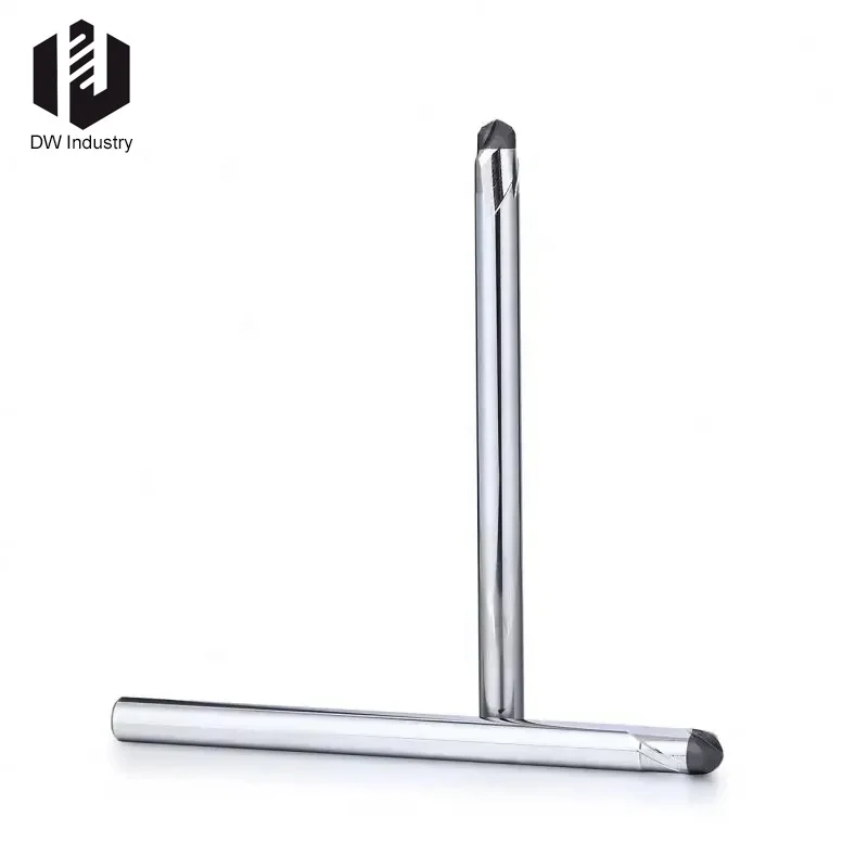 High Precision Welding CBN Ball End Mills For 50-70HRC High Hardness Steel Machining