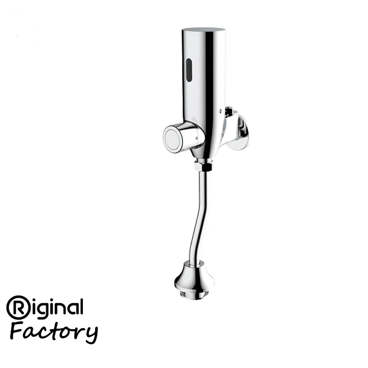 Five-star Hotel Men Toilet Urinal Sensor Flush Valve Smart Flushometer And Manual Press Double Used HY-328-2D