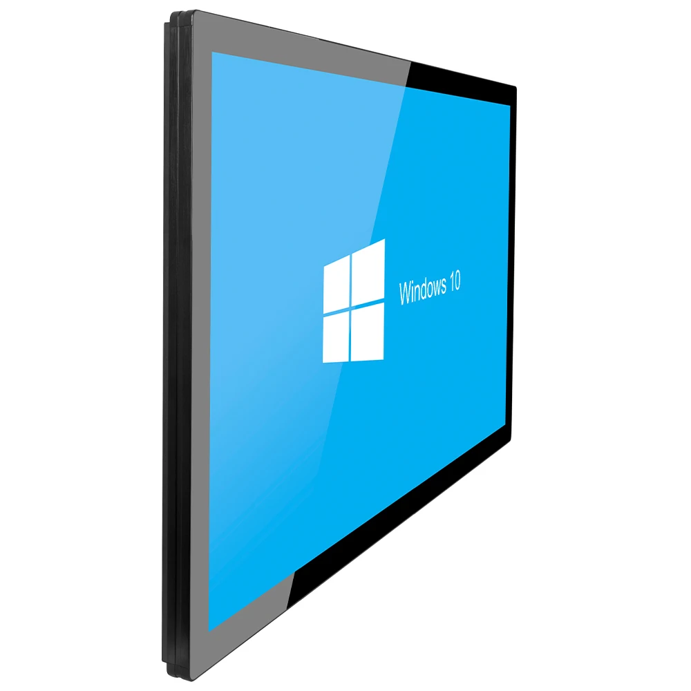 55 Inch Full HD Resolution 4K Customized Capacitive Industrial Touch PC