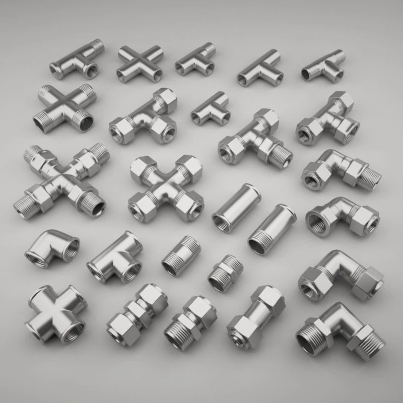 Compression Fittings Newest Hdpe Pipe, Fitting Free Sample PP Compression Fittings/