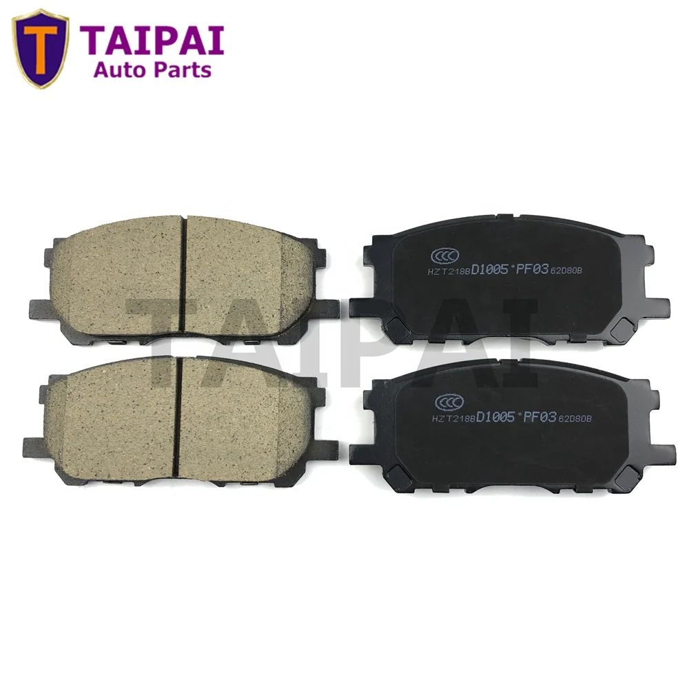 high performance automobile brake parts factory ceramic D1005 D2249 04465-48100 RX300 RX330 RX350 RX400H brake pads for LEXUS
