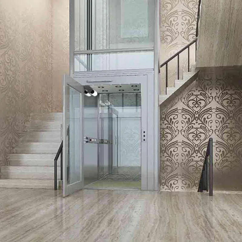 CE ISO approved 2 3 4 floors 2-5 person Home Panoramic Lift Passenger Elevator Shaftless Home Elevator lift