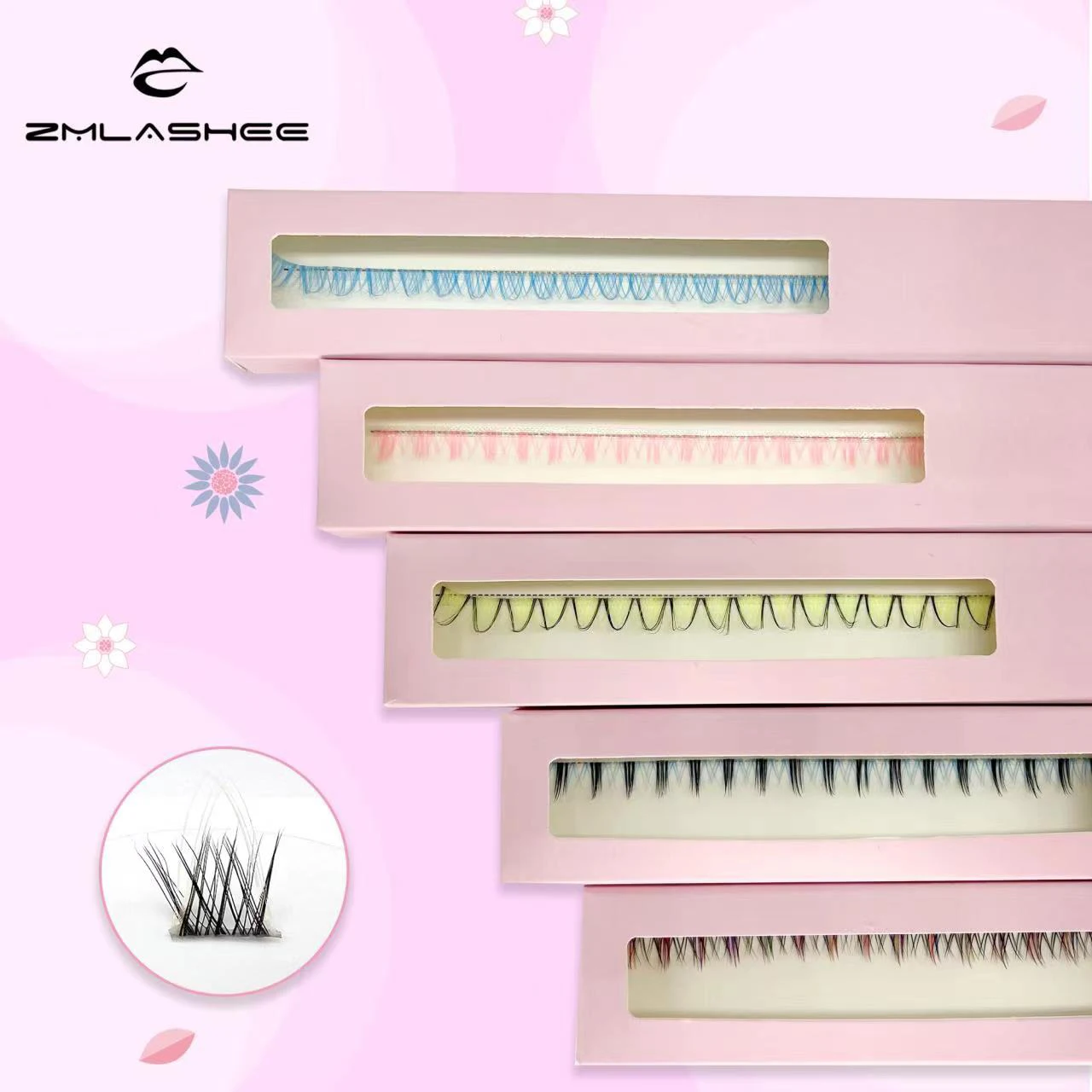 Eco friendly extensions twinkle eyelashes beautier eyelash extension private label lash individual lashes long