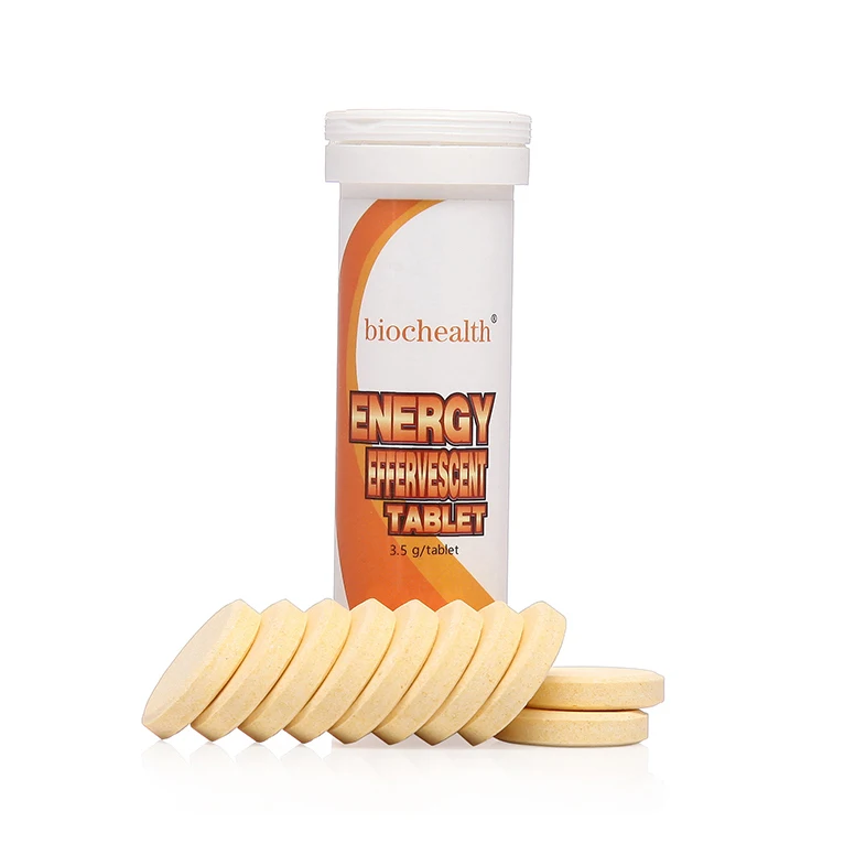 Energy Supplement Drink Vitamins  Effervescent Electrolyte Tablets