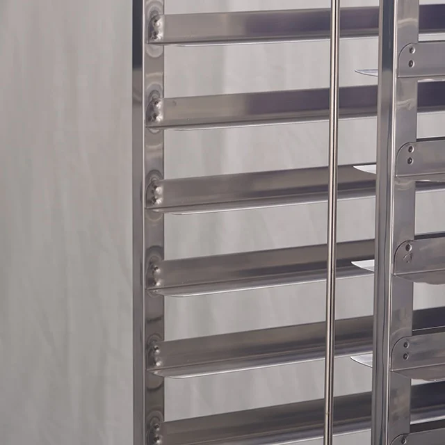 
Kitchen Restaurant Stainless Steel Ovens Bakery Movable Serving Baking Tray Rack Trolley For Food 