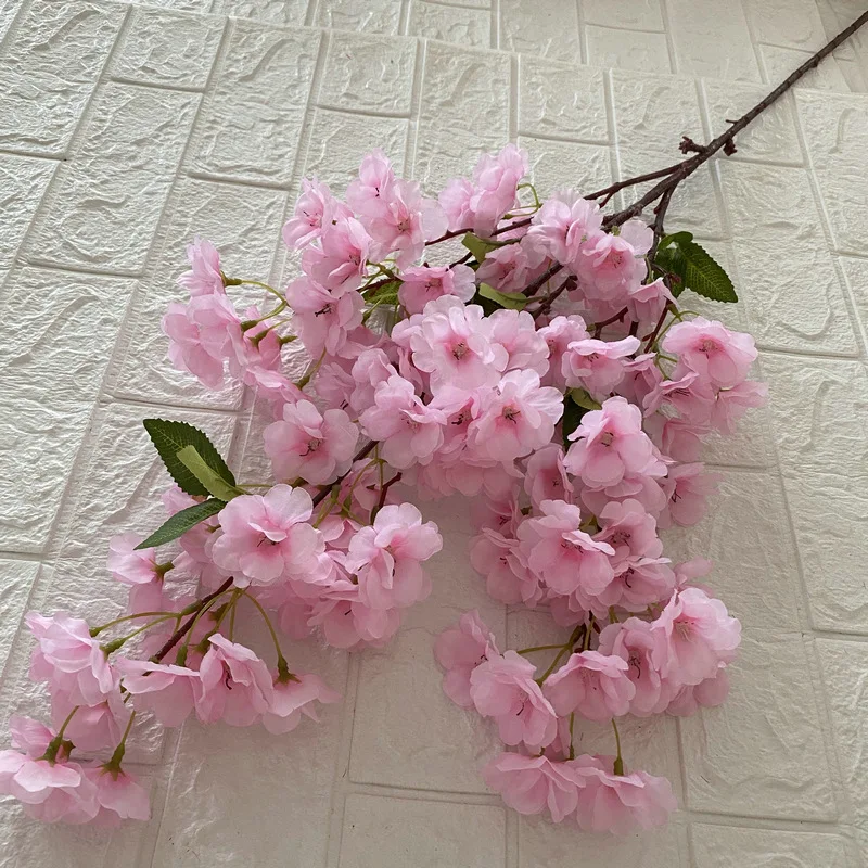 100 Styles Pink Rose Peony Hydrangea Silk Flowers Arrangement for Wedding Decoration Pink Artificial Flowers