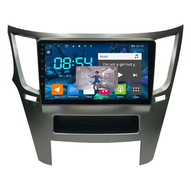 Автомобильная Мультимедийная система 9 дюймов Android 10 1 GPS WiFi для SUBARU LEGACY/OUTBACK 2010