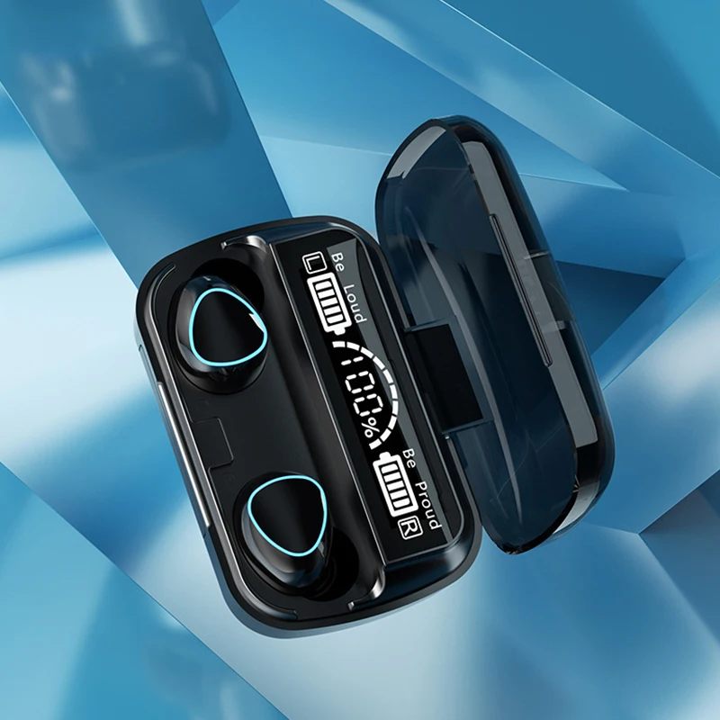 M10 Wireless TWS Headphone Earphones for Smart Phone Games True Wireless Earbuds in-Ear Headphones Headsets Microphone Airdots