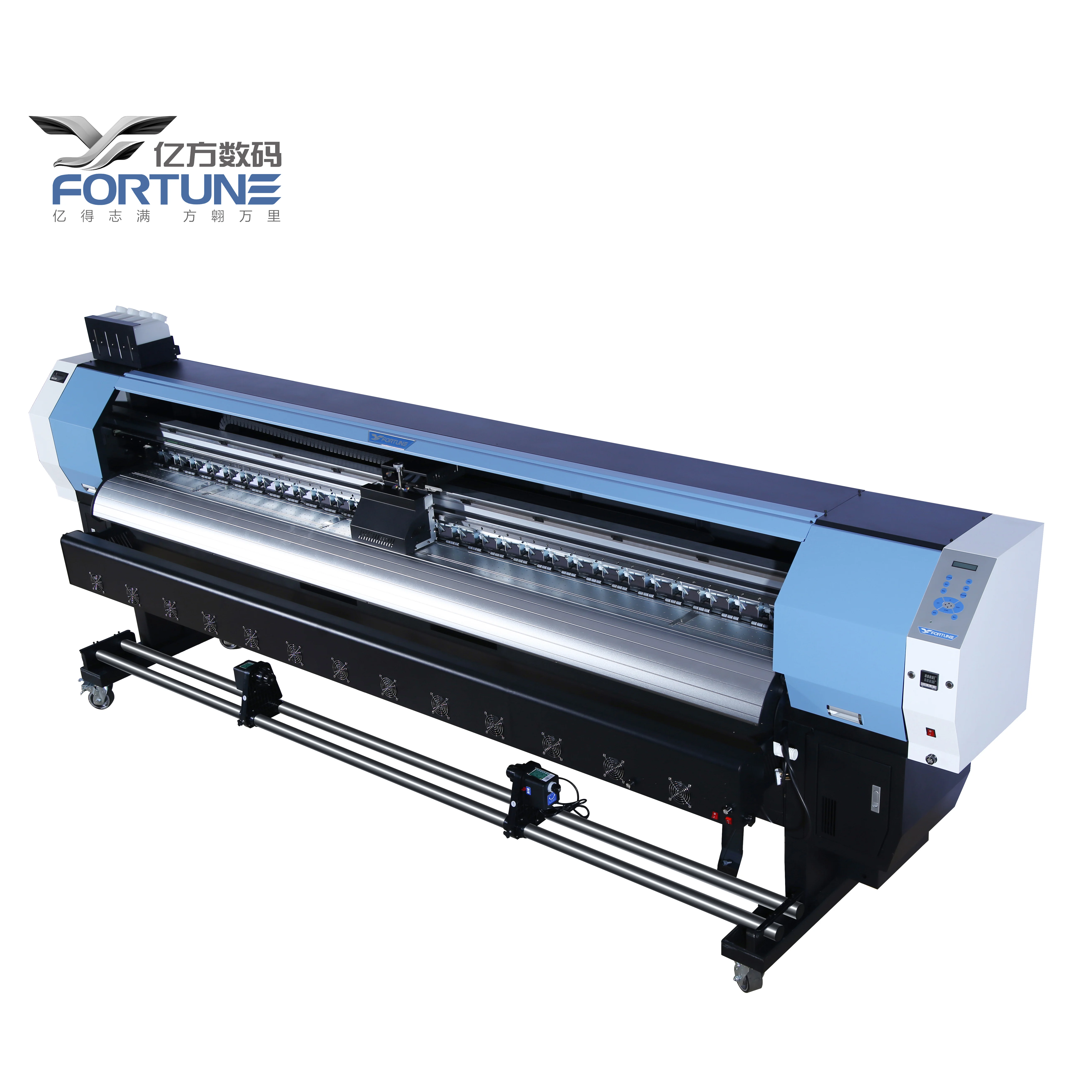 Fortune 3.2m  Large Format Inkjet Machine Flex Banner Vinyl  Eco Solvent Printer With DX5 DX7 XP600 EPS3200