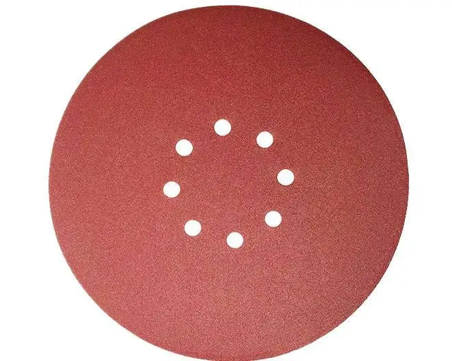 Wholesale price quality 5 inch 6 holes/ 6 inch 9 holes car abrasive sanding disc sand paper