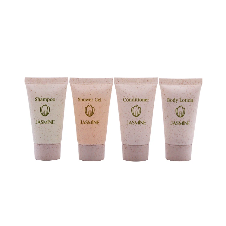 UG Wholesale Spot Eco-Friendly Wheat Straw Tube 30ml Hotel Toiletries 20/40g Soap