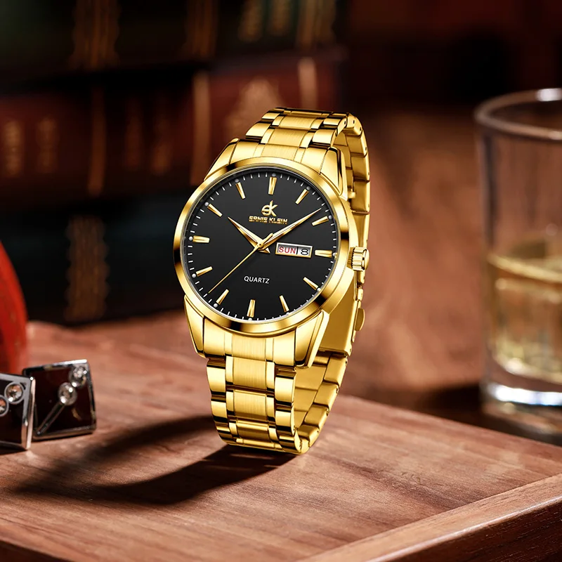 New Arrival Special Price Quartz Couple Watch Stainless Steel Band Cheap Watches for Men