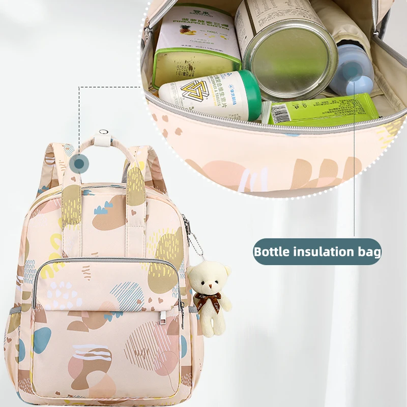 Fashion Diaper Backpack Maternity Travel Mommy Bag with Changing Pad Quilted Baby Diaper Bags Backpack nappy bag