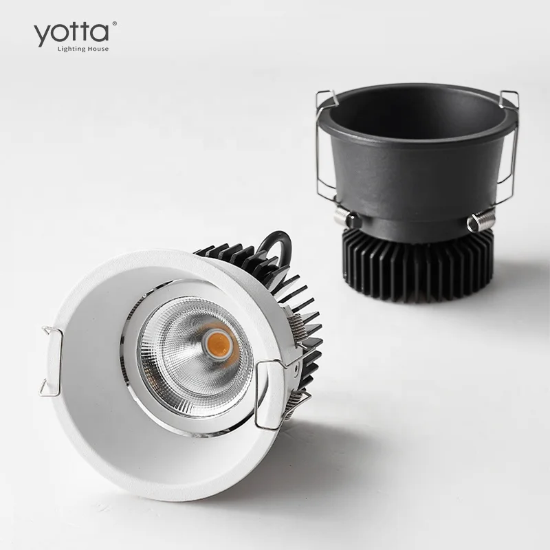 App Control Ra 90 COB Embedded Spot Lamp 6w 8w 10w 12w 15w Thin Border Deep Anti-glare Spotlight