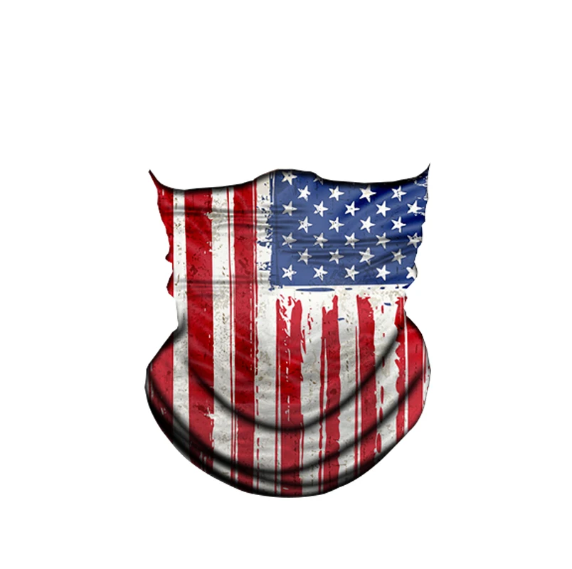 
Factory Direct Sale Printing Fans American Flag Custom Bandanas 
