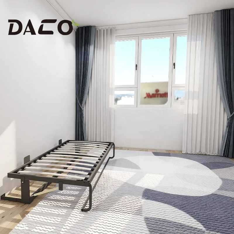 Трансформируемая мебель горизонтальная наклонная студийная двойная мерная кровать