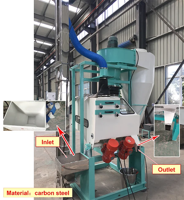 3 tton rice paddy destoner grain paddy cleaner and destoner