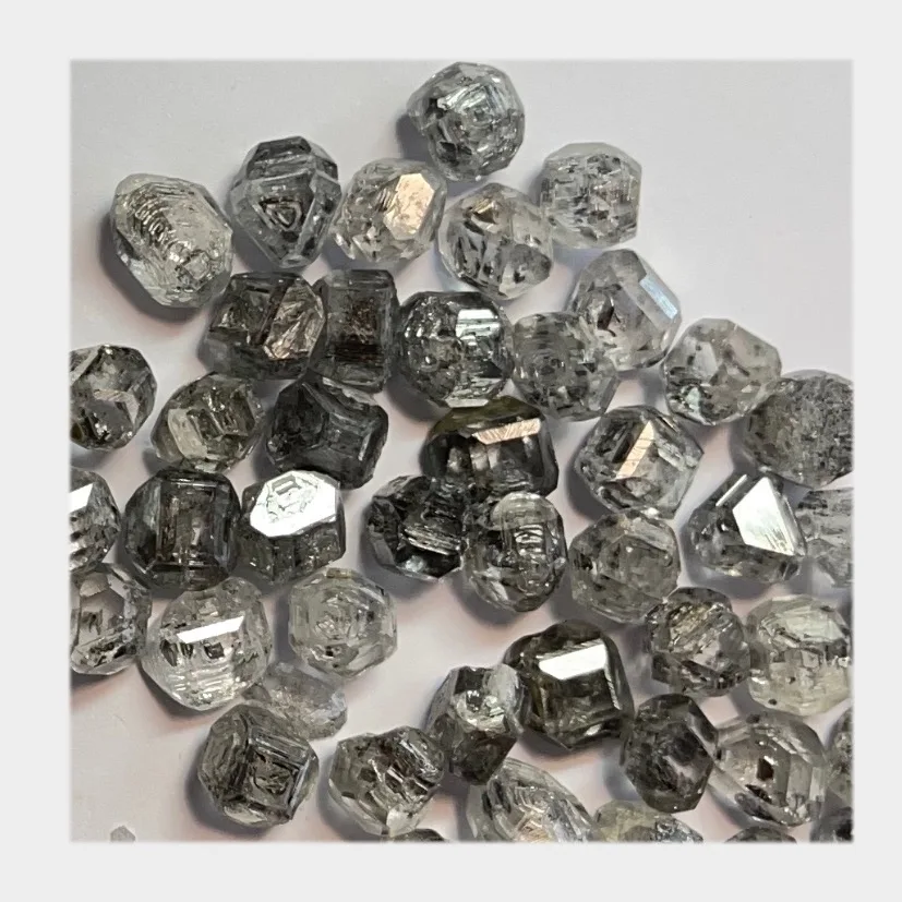 Hpht 3-4 ct Лаборатория создала неограненный промышленный синтетический алмаз