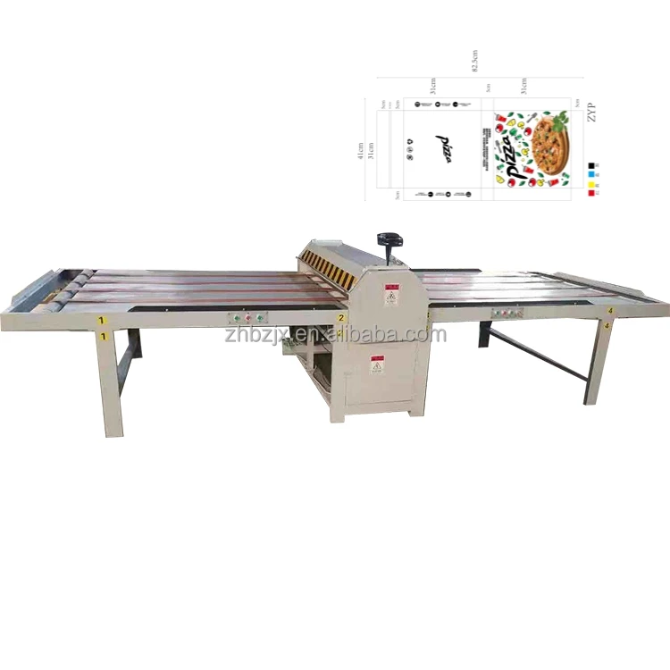 ZHENHUA MQJ Corrugated Carton Box Pizza Box Automatic Box Die Cutting Machine