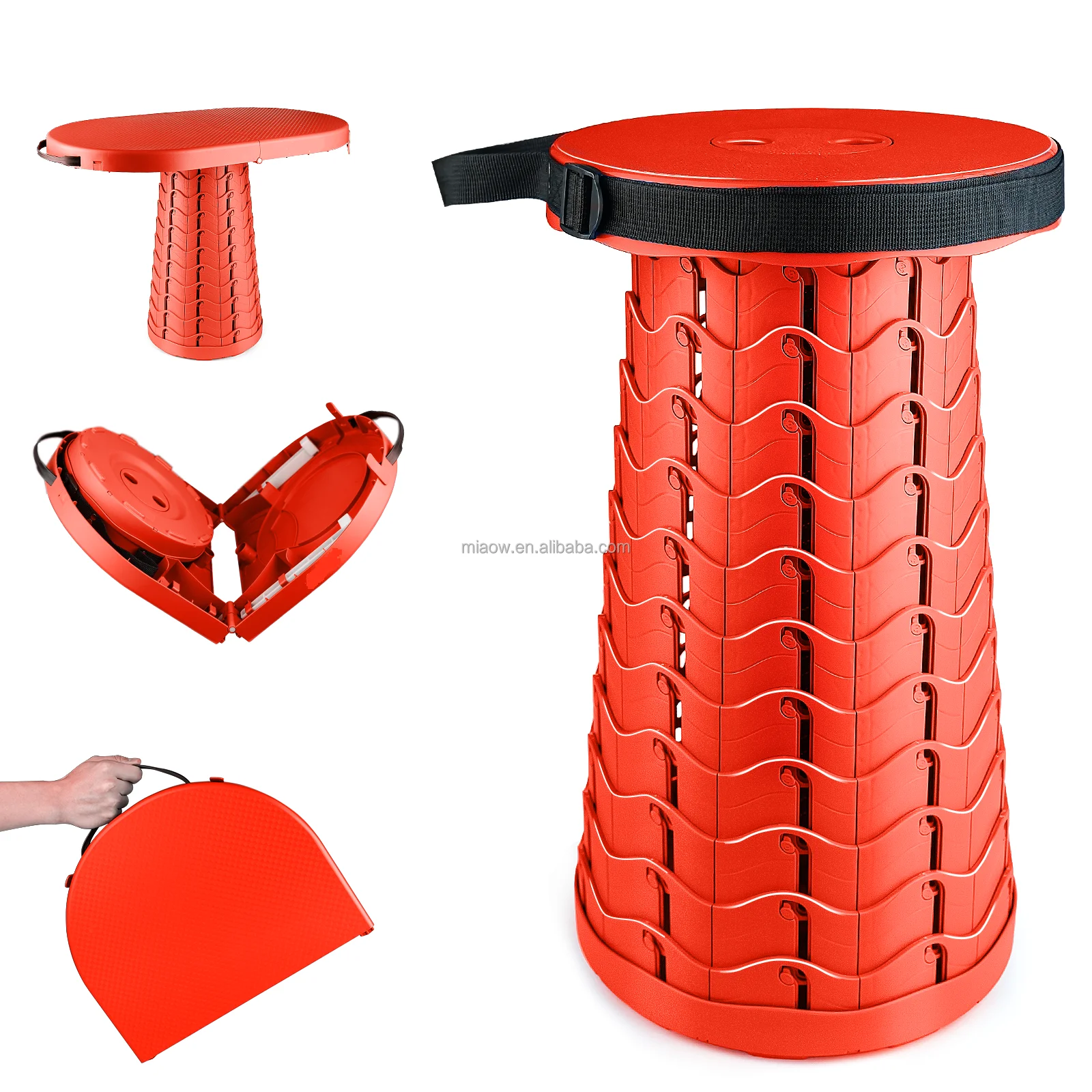 2023 Latest  Retractable camping tables foldable telescopic portable plastic camping fishing garden table