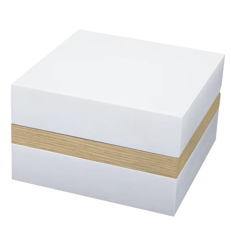 Luxury custom watches storage boxes white wooden watch box