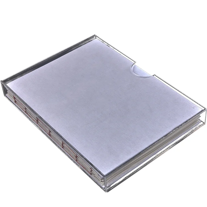 Spring sign clear Desktop Folder Organizer File Magazine Holder acrylic book cover Clear Acrylic Book Slipcase