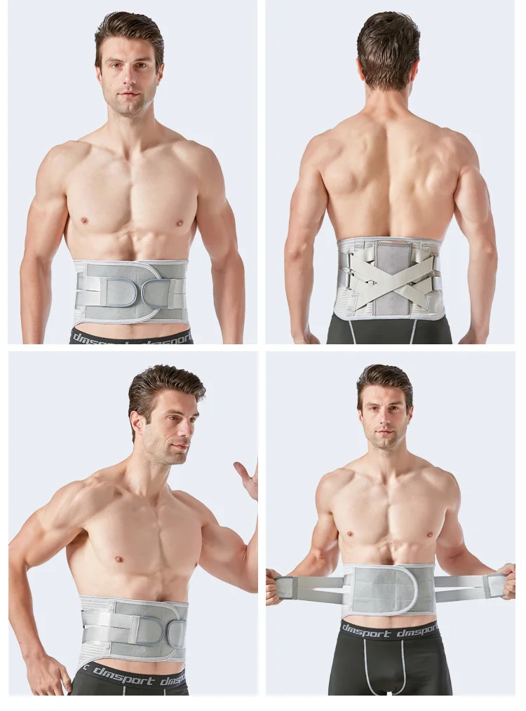 Wholesale Sports Waist Protection Imitation Spine Widening Steel Plate Support Waist Belt  Lumbar Fixation Belt