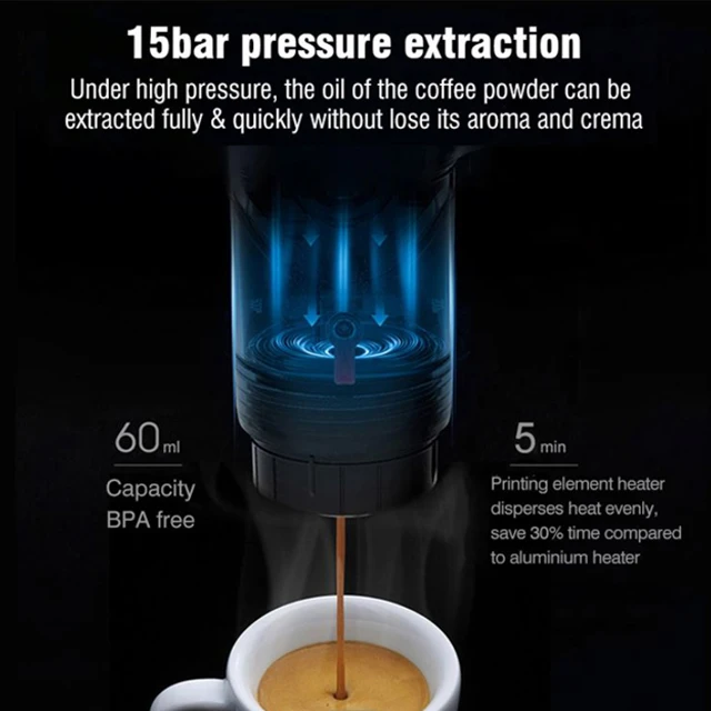 Portable capsule coffee machine home coffee making machine