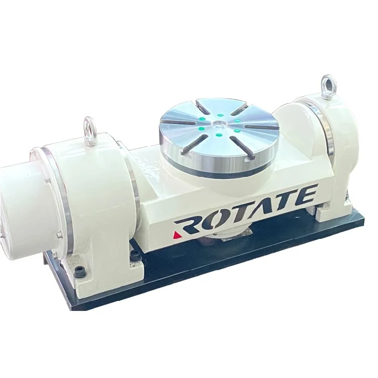 High Quality Low Price Universal Tilting Rotary Table 250mm Milling Machine 5th Axis Cnc Rotary Table