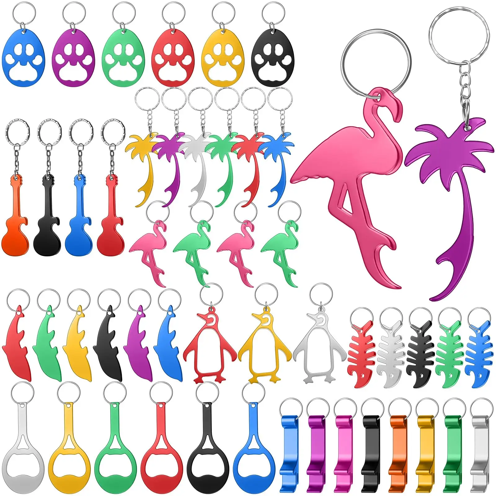 Custom Keychain Decapsuleur Abridor De Garrafa Metal Ring Personalized Bottle Opener Key Blanks Aluminum Openers