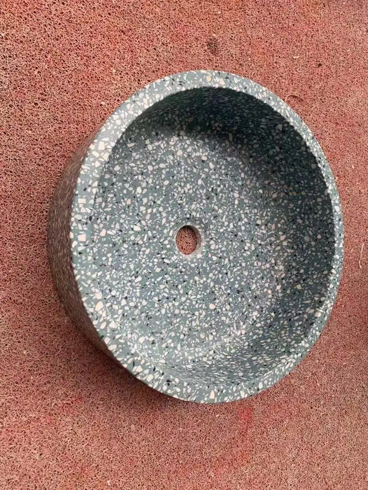 Epoxi Polishing Terrazzo Table And Sink