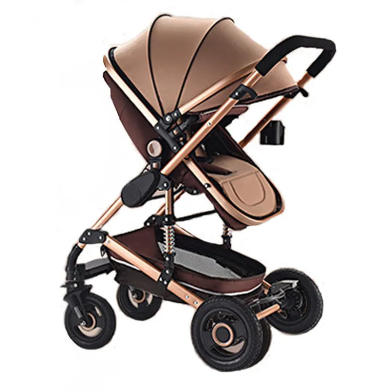 Foldable luxury high landscape travel baby stroller cybex baby stroller 2 in 1