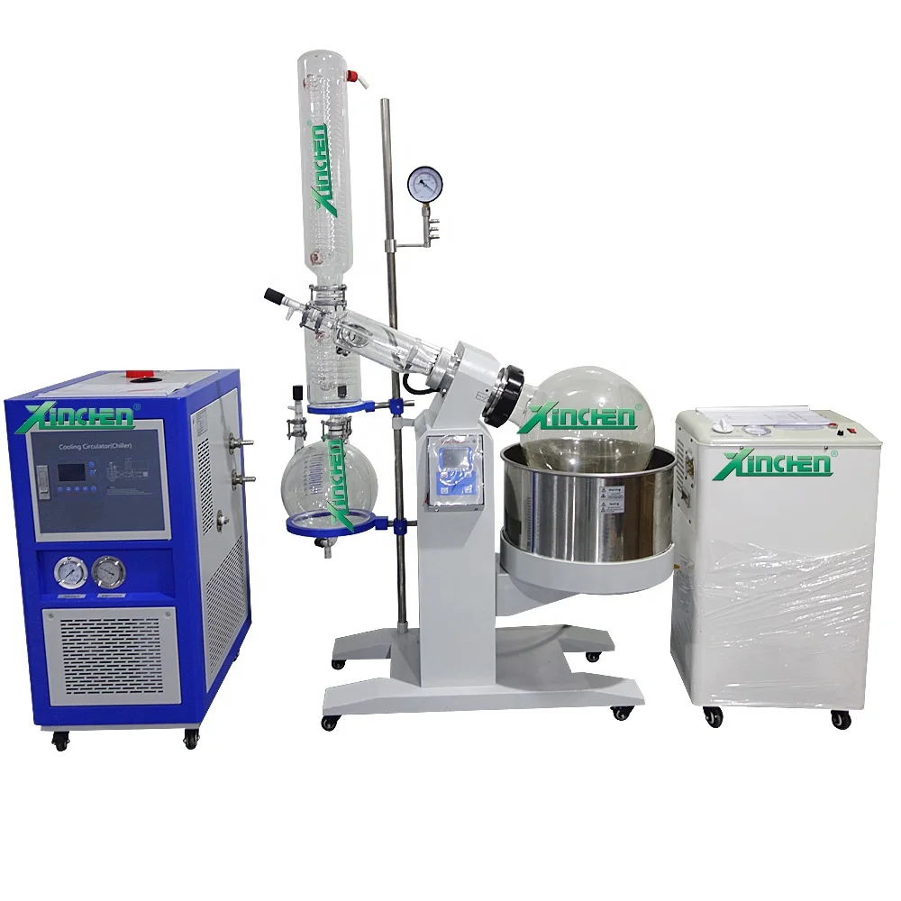 Rotoevaporator Roto Evaporator Essential Oil/Alcohol Extraction Rotary 50L Film Kits Vacuum Distillation