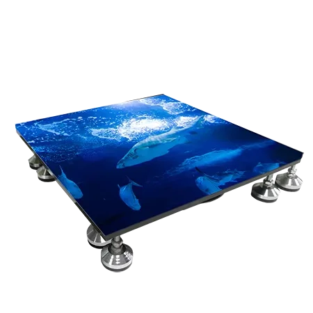 High quality P2.5 P3.91 P5.2  Indoor Outdoor LED  floor tile screen display Full color stage dance floor led screen display