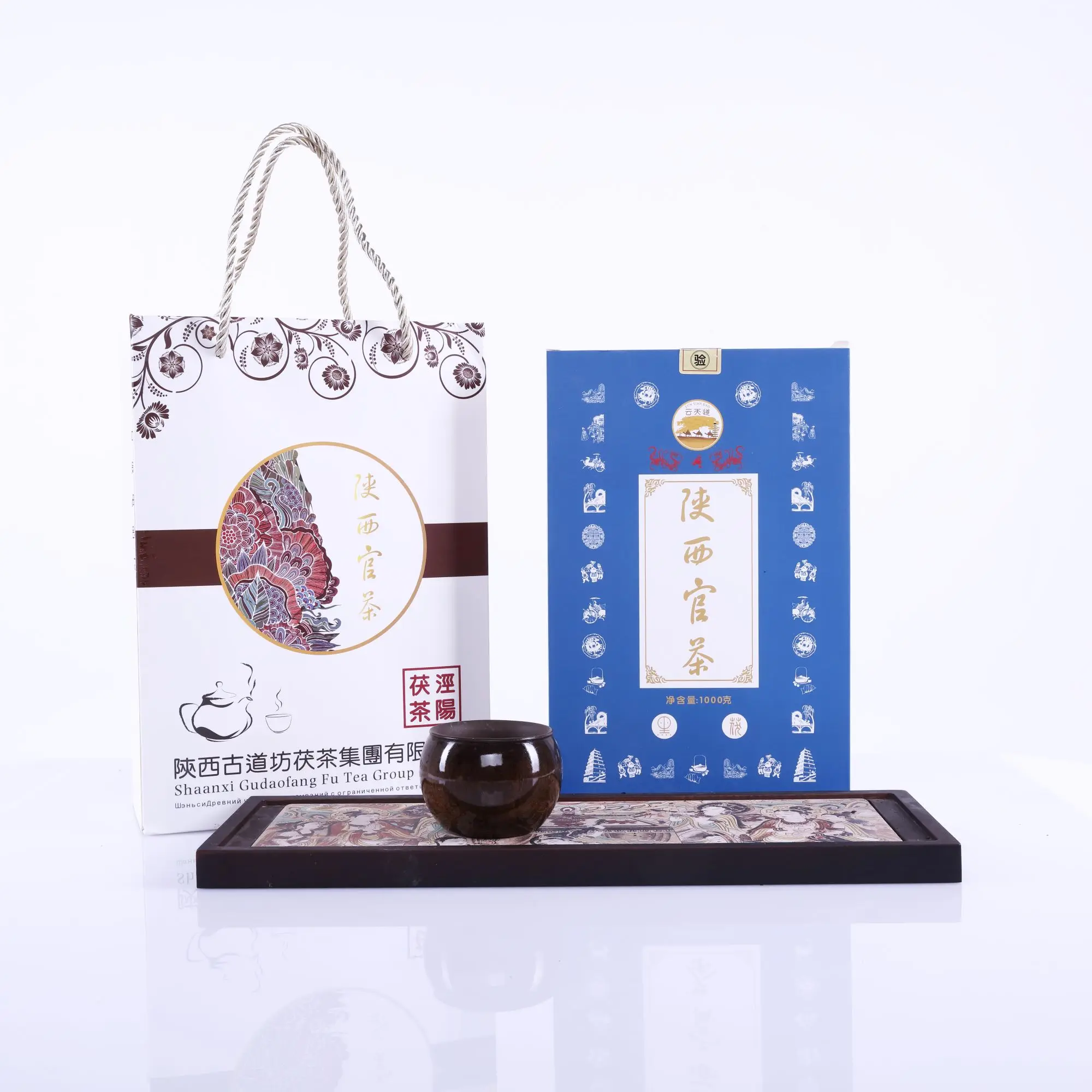 Hot Shaanxi black tea Golden tea Jingyang tea 1000g natural organic fine raw materials of ancient production technology