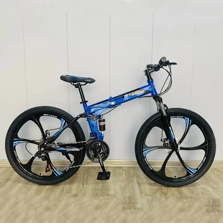 tianjin factory 26 27.5 29 inch steel full suspension Adult Bicycle Mtb Foldable Bicicleta Mountain Bikes Folding Cycle for Men
